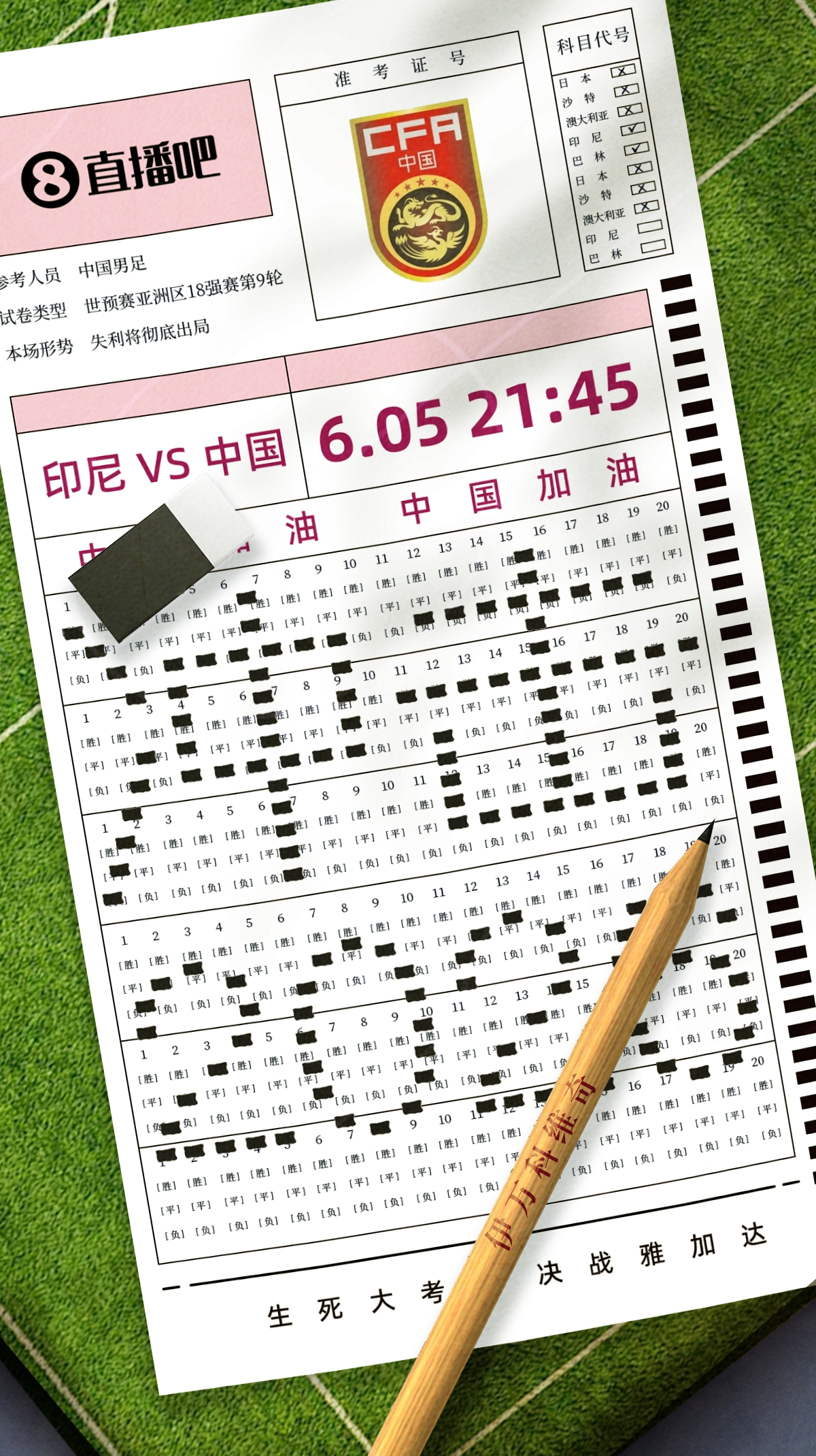 生死戰(zhàn)賽果預(yù)測(cè)：國(guó)足生死戰(zhàn)客戰(zhàn)印尼能否取勝，延續(xù)出線希望？