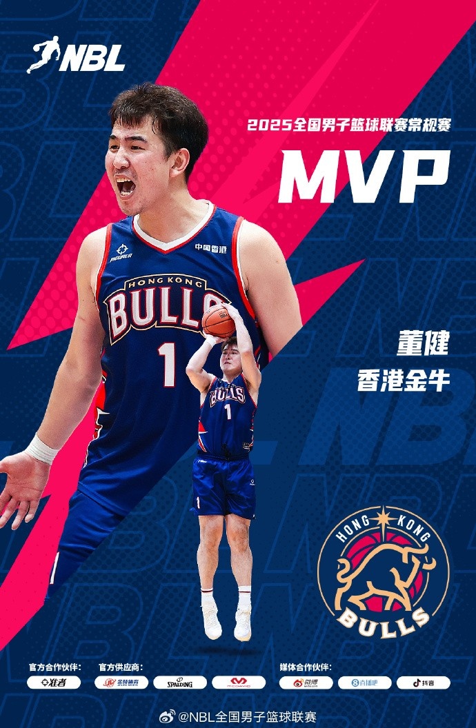 NBL常規(guī)賽MVP：中國(guó)香港金牛球員董健 最佳教練：熱夏提-克里木