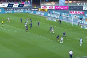 意甲3連勝遭終結(jié)！尤文1-1維羅納 小孔塞桑貼地?cái)伛R里奧送點(diǎn)