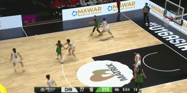 不容易！敘利亞U16女籃下半場被中國隊(duì)打出36-0之后終于得分