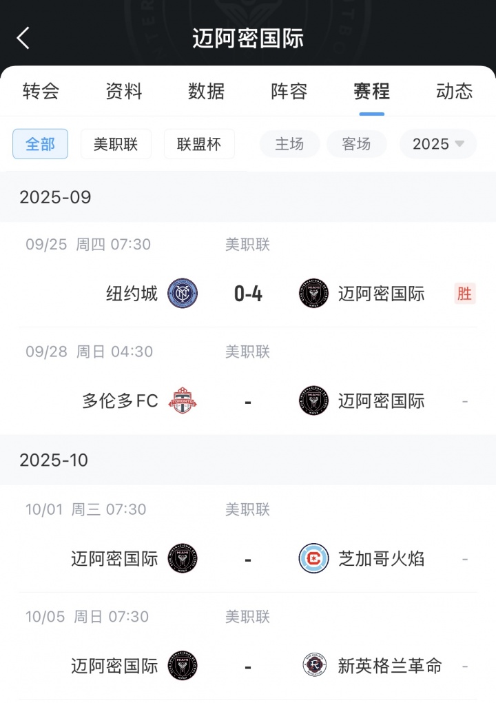 兩連客！邁阿密下場比賽間隔不足67小時，還需奔赴加拿大
